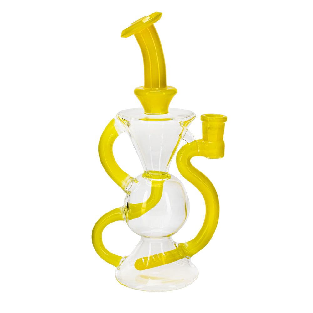 Yellow Crayon Accented Klein Recycler #FOGZ04 - Planet Caravan Smoke Shop