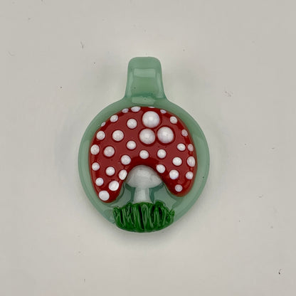 Green Mushroom Pendy #GLH02 - Planet Caravan Smoke Shop