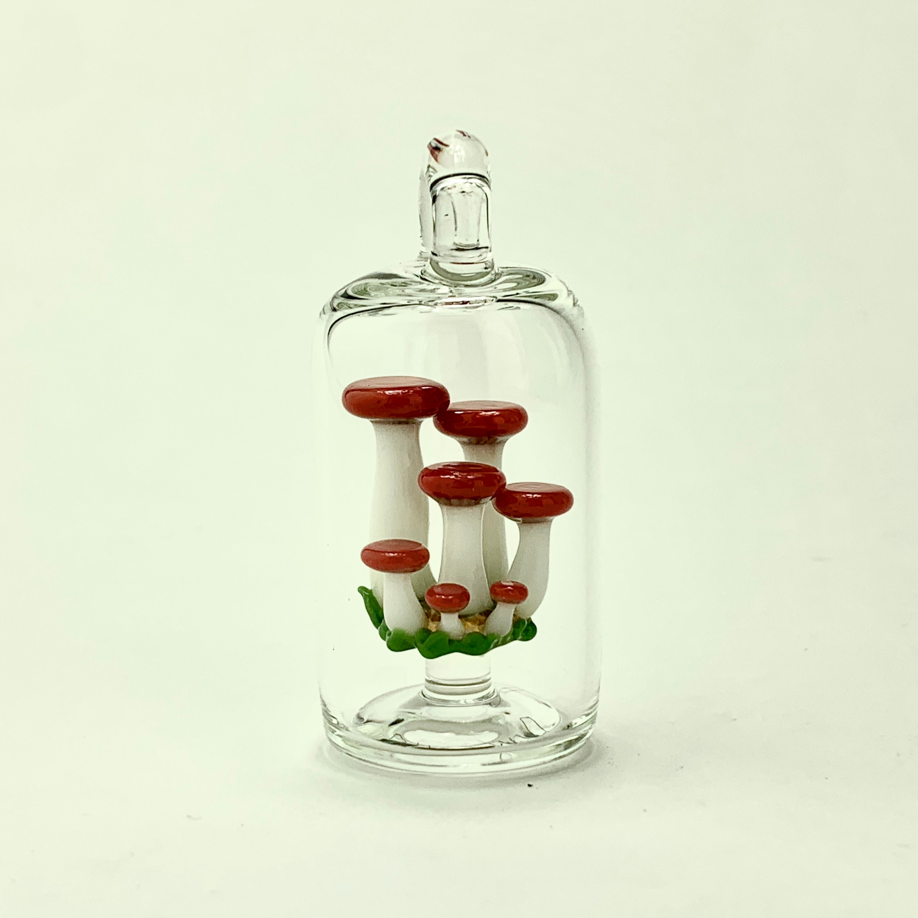 Small Mushy World Pendy #GLK03 - Planet Caravan Smoke Shop