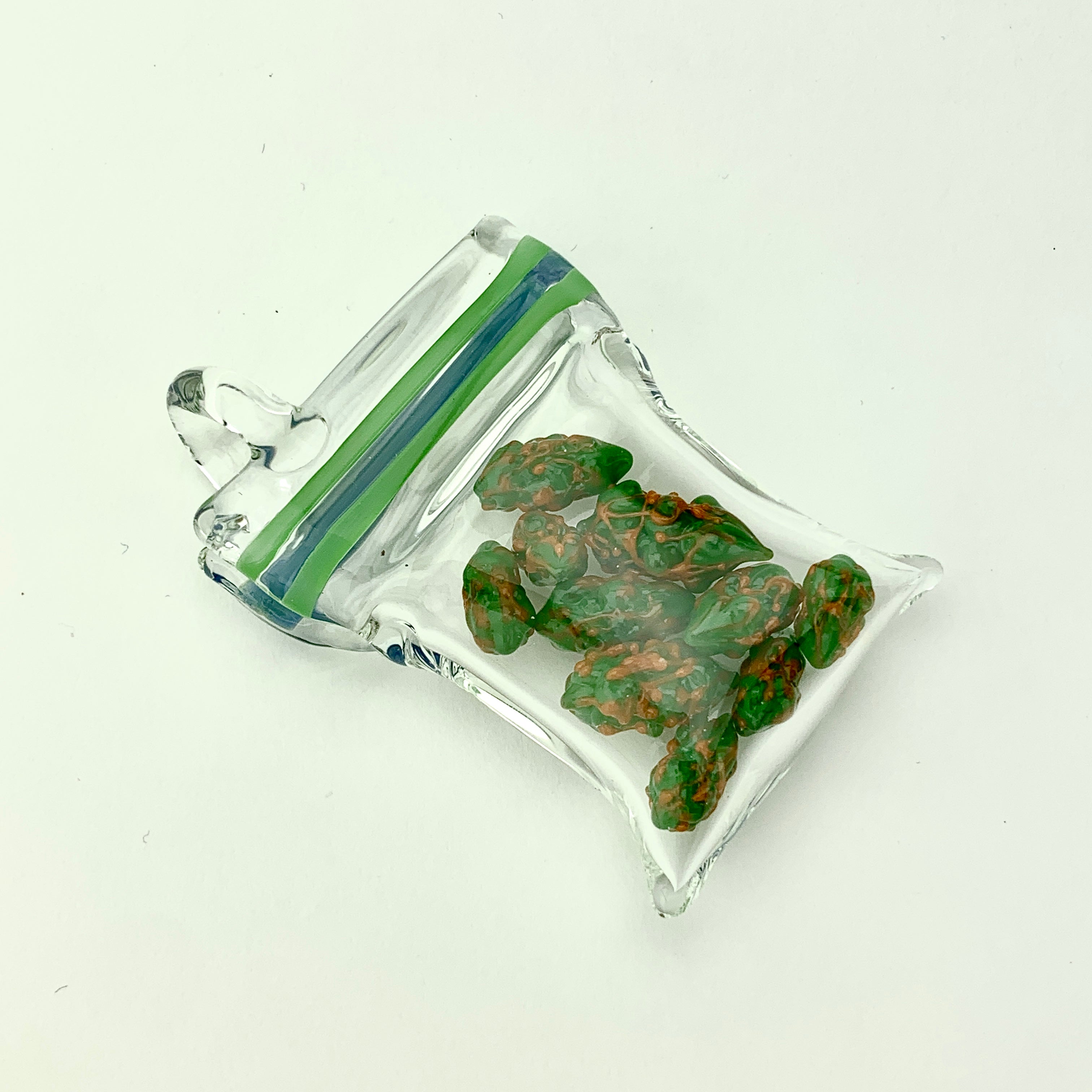 Kinetic Baggie Pendy #GLK04 - Planet Caravan Smoke Shop