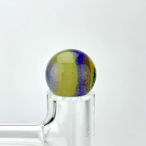 Sunset Slyme (CFL) Mini Marble #FIG02 - Planet Caravan Smoke Shop