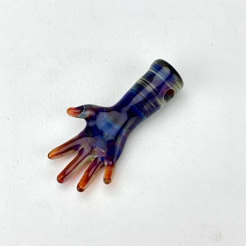 Amber Purple Hand Pendant #GRM39 - Planet Caravan Smoke Shop