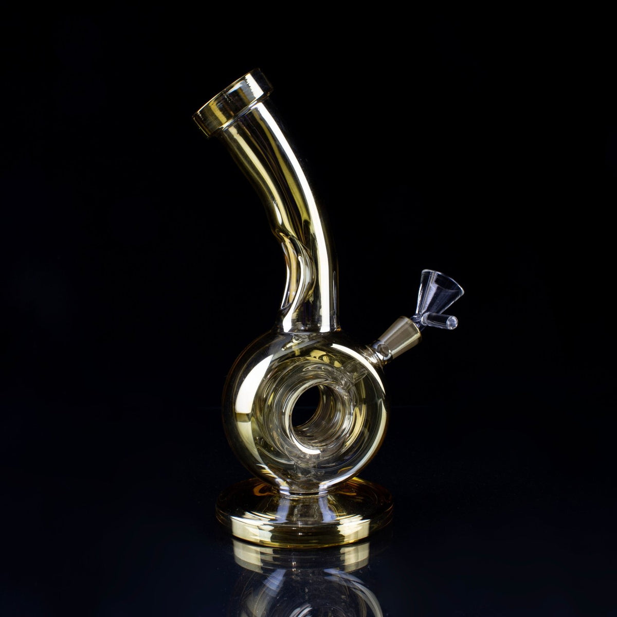 MJ Arsenal MJ Arsenal Gold Saturn Mini Bong Rigs | Planet Caravan