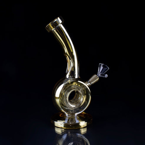 MJ Arsenal MJ Arsenal Gold Saturn Mini Bong Rigs | Planet Caravan