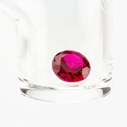 Ruby Pearl Co Diamond Cut 10mm Ruby Pearl #RPB15 - Planet Caravan