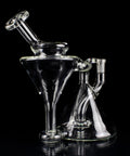 Rowdy Glass Clear Bell Recycler #ROW01 - Planet Caravan