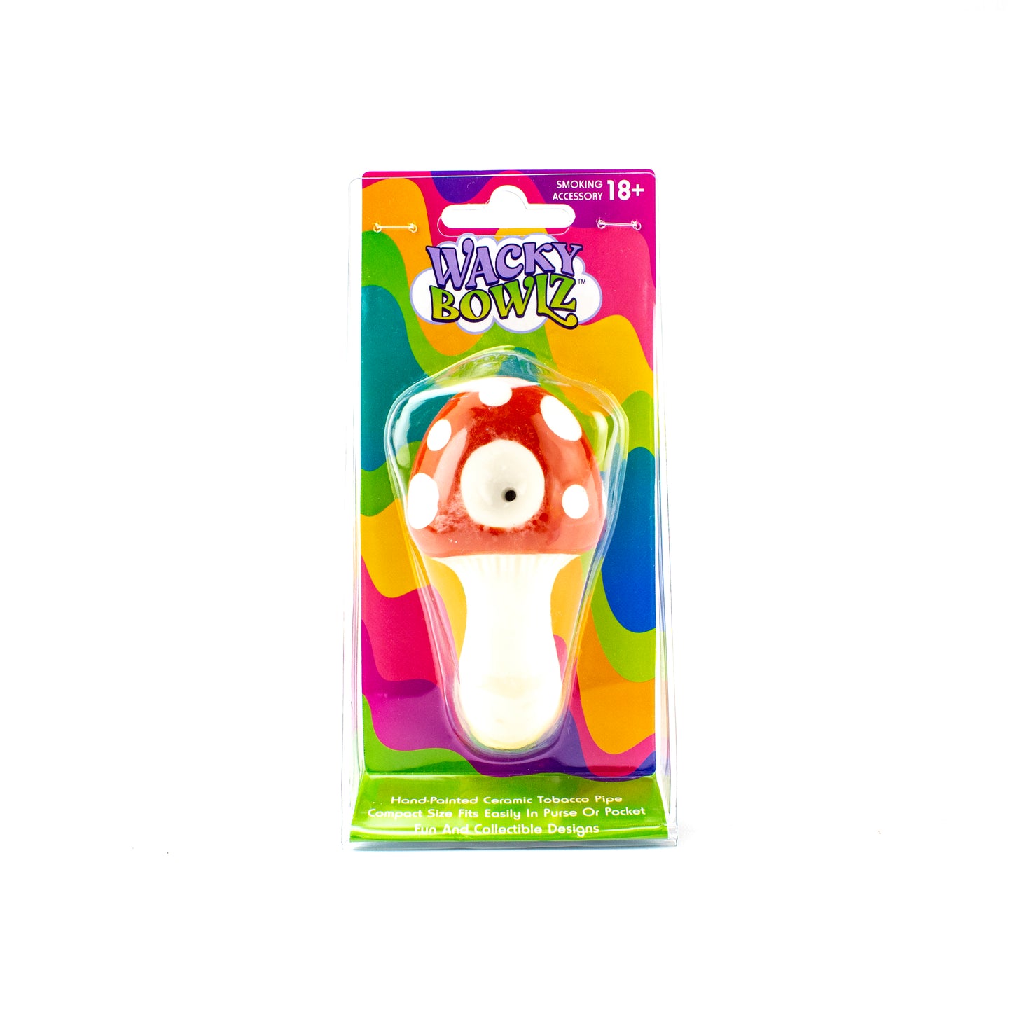 Wacky Bowlz Wacky Bowlz Ceramic Handpipe - Planet Caravan