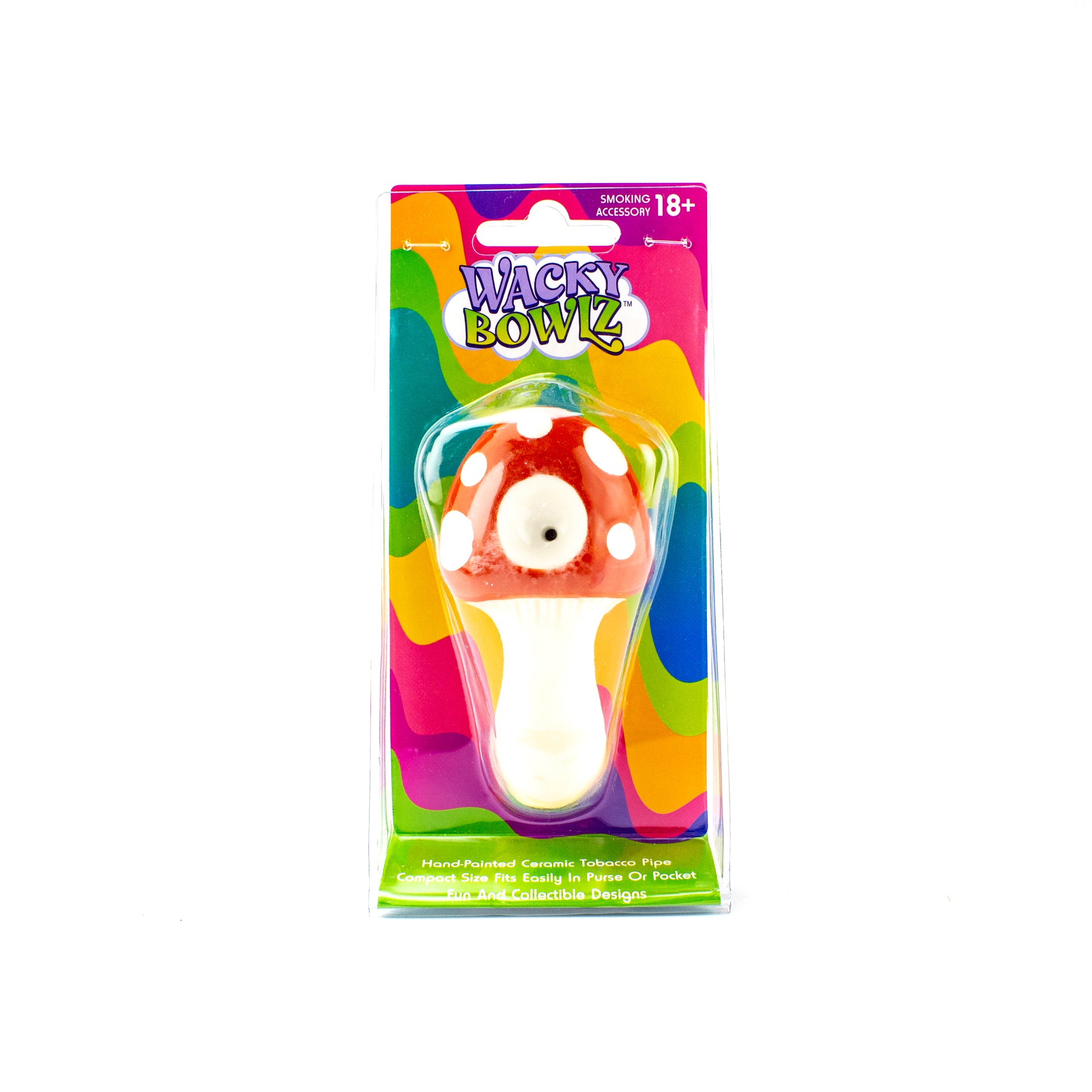 Wacky Bowlz Wacky Bowlz Ceramic Handpipe - Planet Caravan