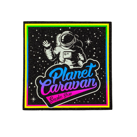 Small Neon Square Mood Mat - Planet Caravan Smoke Shop
