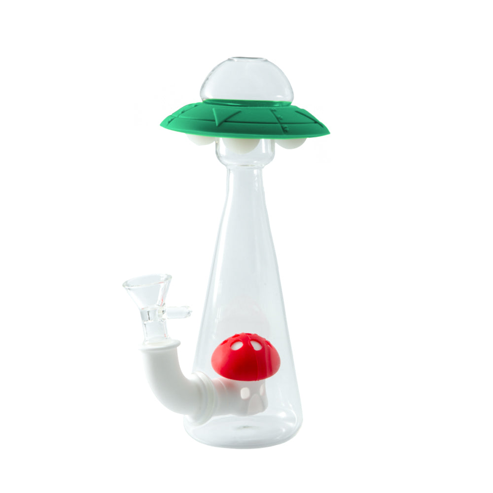 UFO Silicone & Glass Bongs - Planet Caravan Smoke Shop