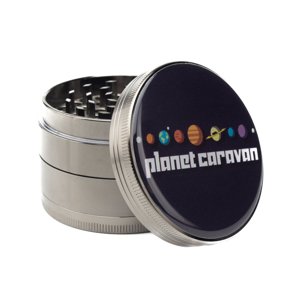 4pc Solar System Grinder - Planet Caravan Smoke Shop