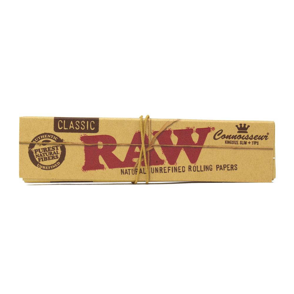 Connoisseur Kingsize Slim Classic Unbleached Rolling Papers - Planet Caravan Smoke Shop
