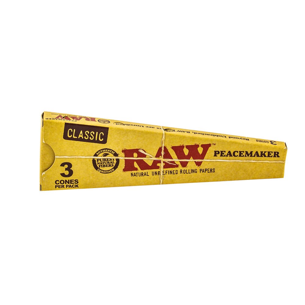 RAW RAW Classic Cones - Peacemaker 3pk Papers & Blunt Wraps | Planet Caravan
