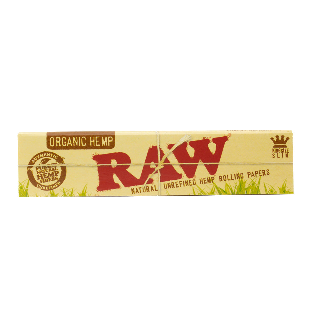 RAW Kingsize Slim Hemp Papers - Planet Caravan Smoke Shop