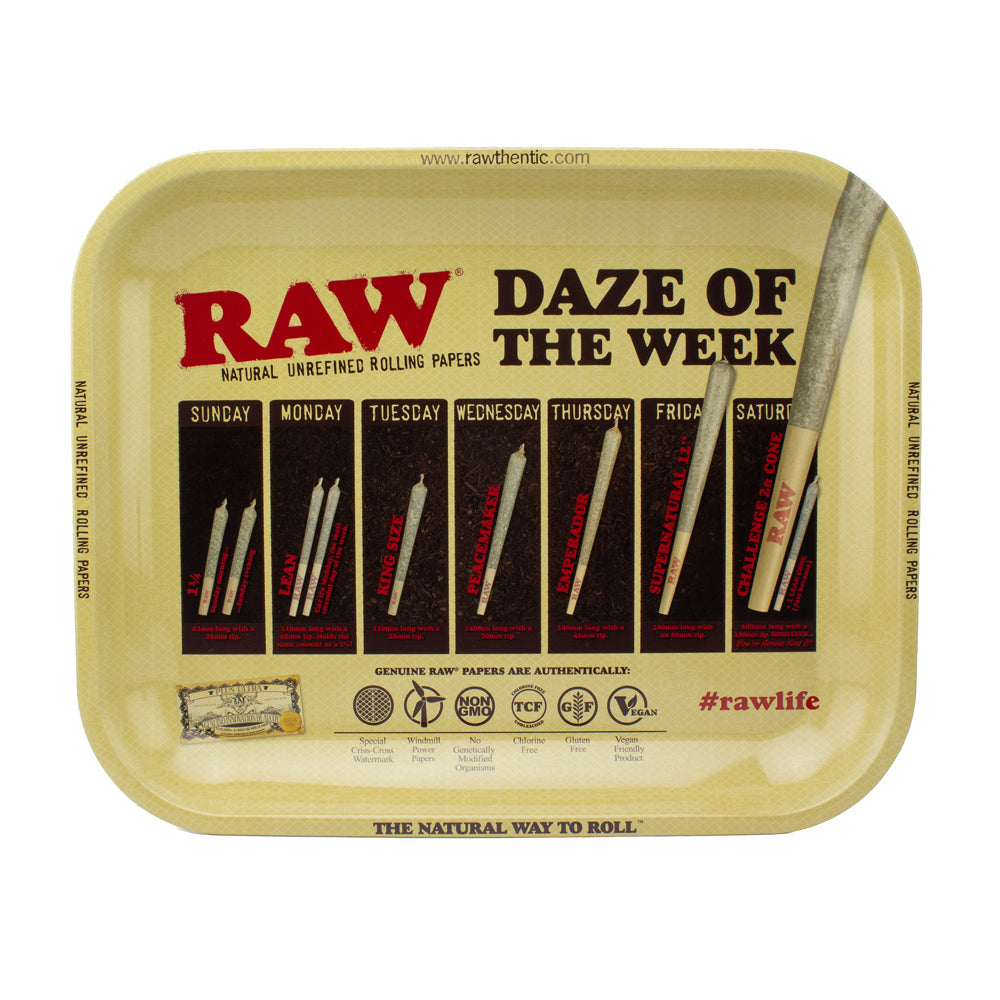 Large RAW Rolling Trays - Planet Caravan Smoke Shop