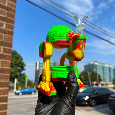 Silicone Robot Bongs - Planet Caravan Smoke Shop