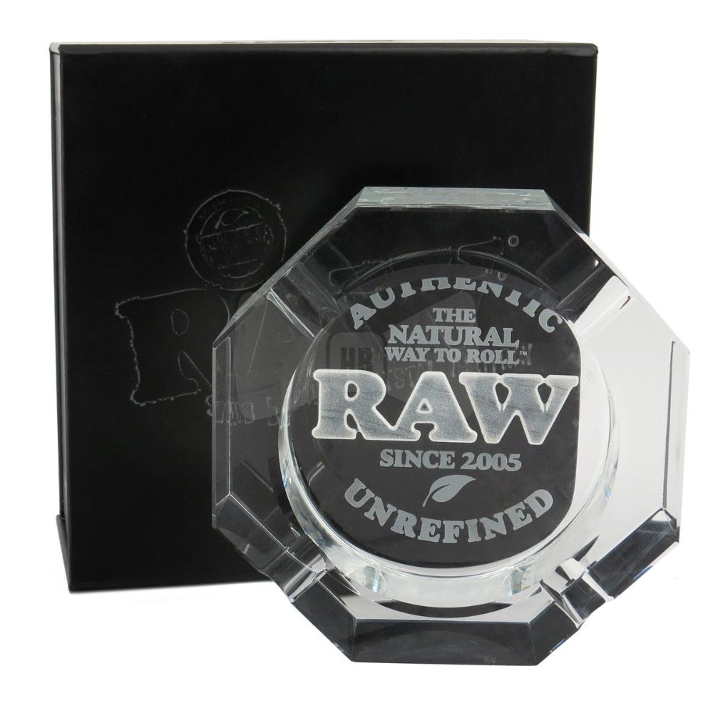 RAW Crystal Glass Ashtray Ashtrays | Planet Caravan