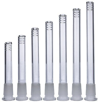 18/14 Clear Downstems - Planet Caravan Smoke Shop