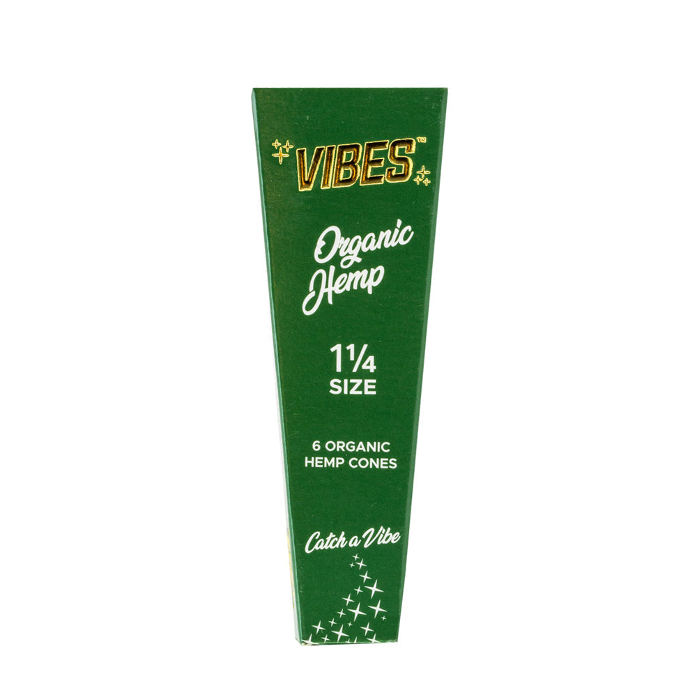 Vibes 1.25 Organic Hemp Cones - Planet Caravan Smoke Shop