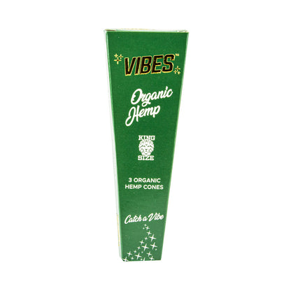 Vibes Kingsize Organic Hemp Cones - Planet Caravan Smoke Shop