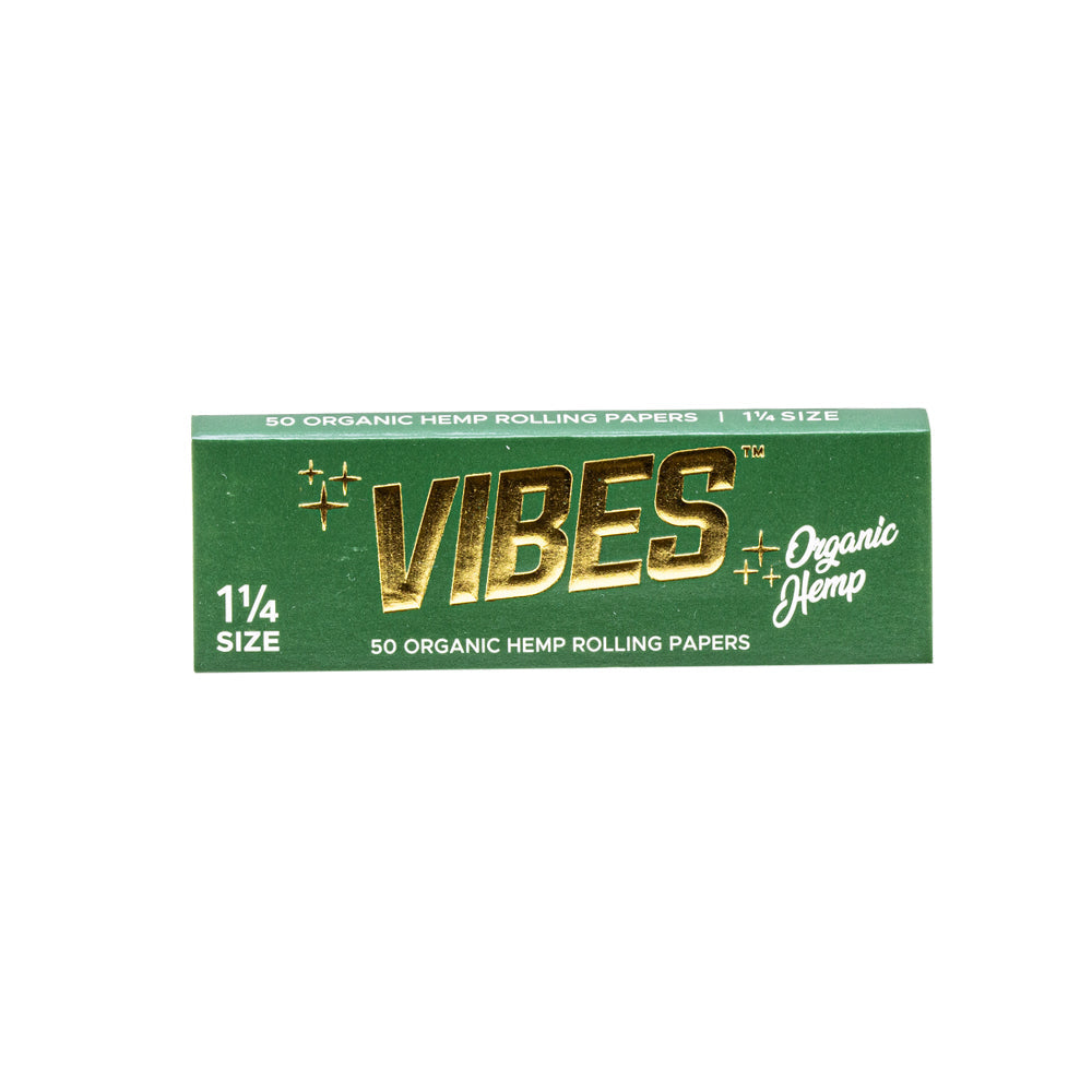 Vibes 1.25 Organic Hemp Papers - Planet Caravan Smoke Shop