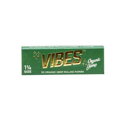 Vibes 1.25 Organic Hemp Papers - Planet Caravan Smoke Shop