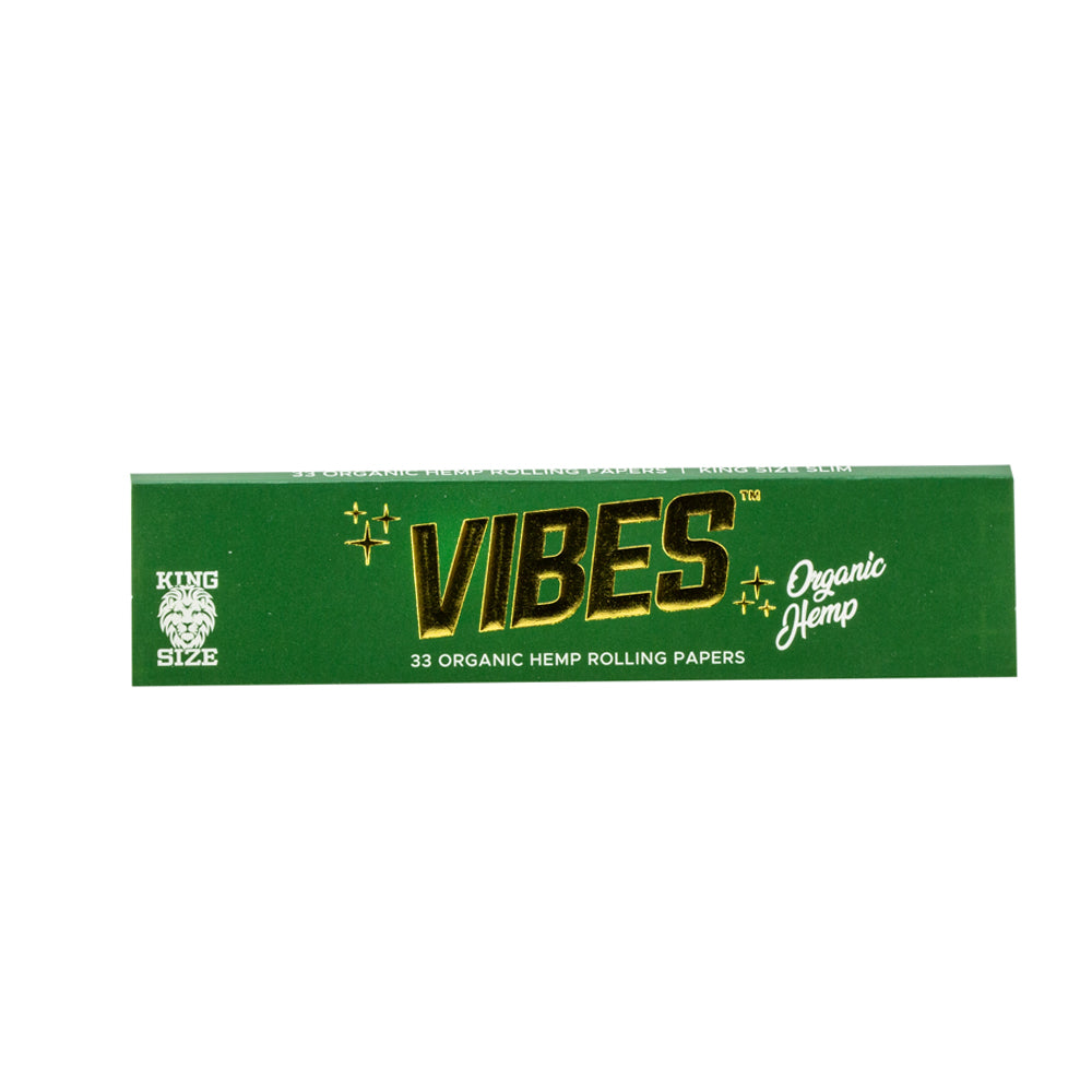 Vibes Kingsize Organic Hemp Papers - Planet Caravan Smoke Shop
