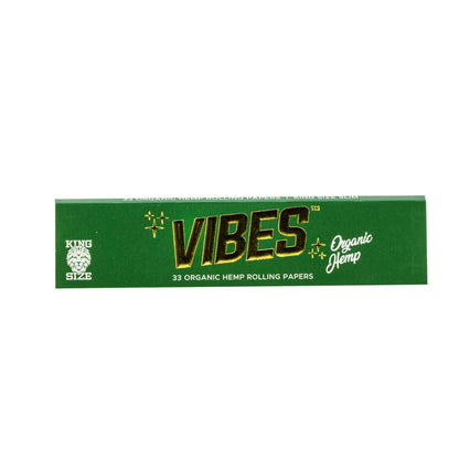 Vibes Kingsize Organic Hemp Papers - Planet Caravan Smoke Shop