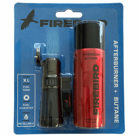 Firebird Afterburner Torch Lighter & Butane Combo Pack - Planet Caravan